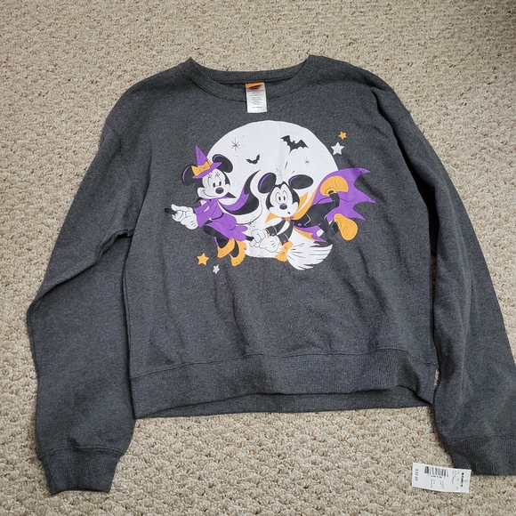 Disney Tops - Mickey Minnie Mouse Halloween Sweatshirt Medium